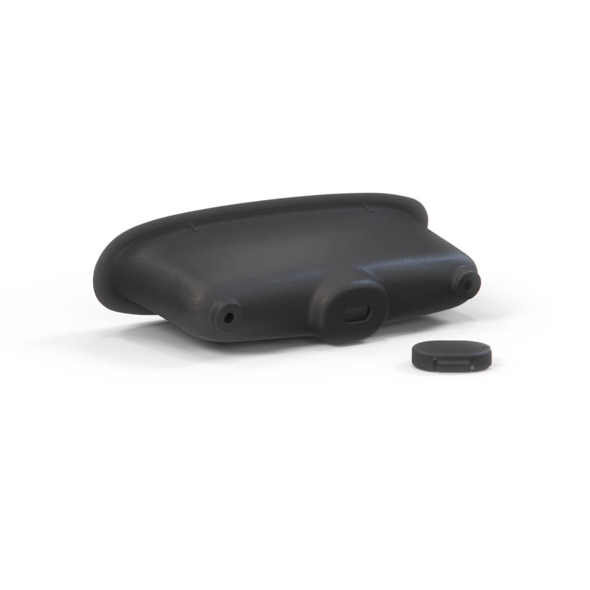 Honda Prelude IV Front Door Panel Pocket Handle + Cap Black (83530-SS0-900ZB) — view 2