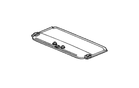 Honda Prelude Sunroof Shade Moon Roof Slide Handle Seagull Gray (83210S30J11ZA) — view 5