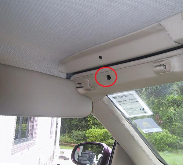 Mercedes-Benz R129 Roof Lock Cover Caps (Pair) — view 6