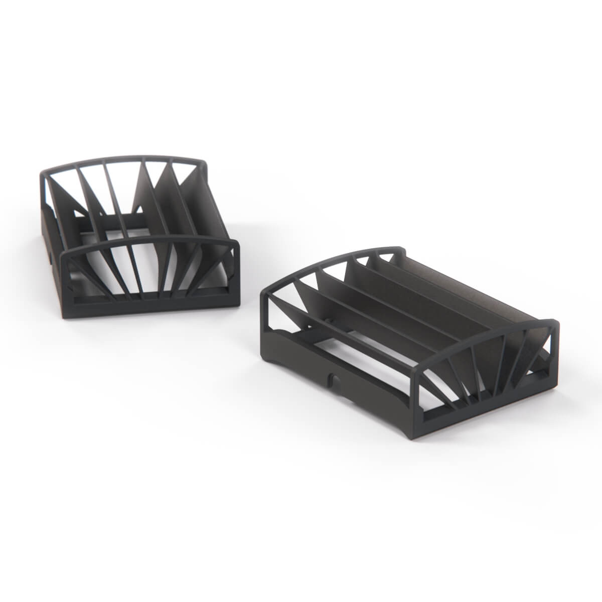 Jaguar E-TYPE Directional Air Vent Cover Set of 2 Black BD25734 BD25733 — view 3