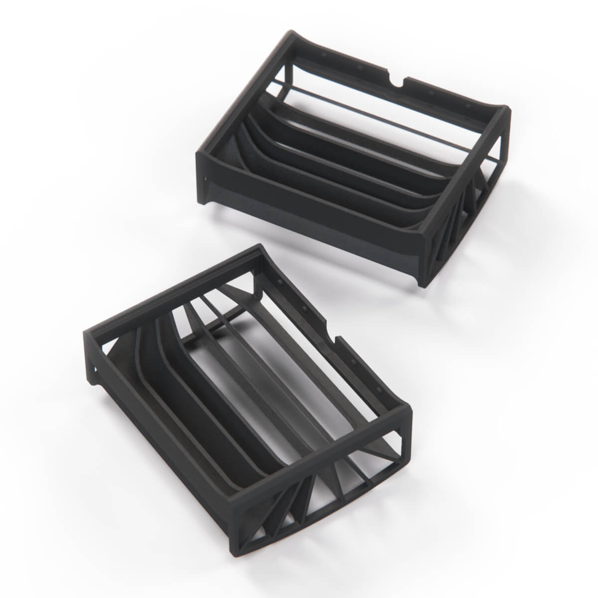 Jaguar E-TYPE Directional Air Vent Cover Set of 2 Black BD25734 BD25733 — view 4