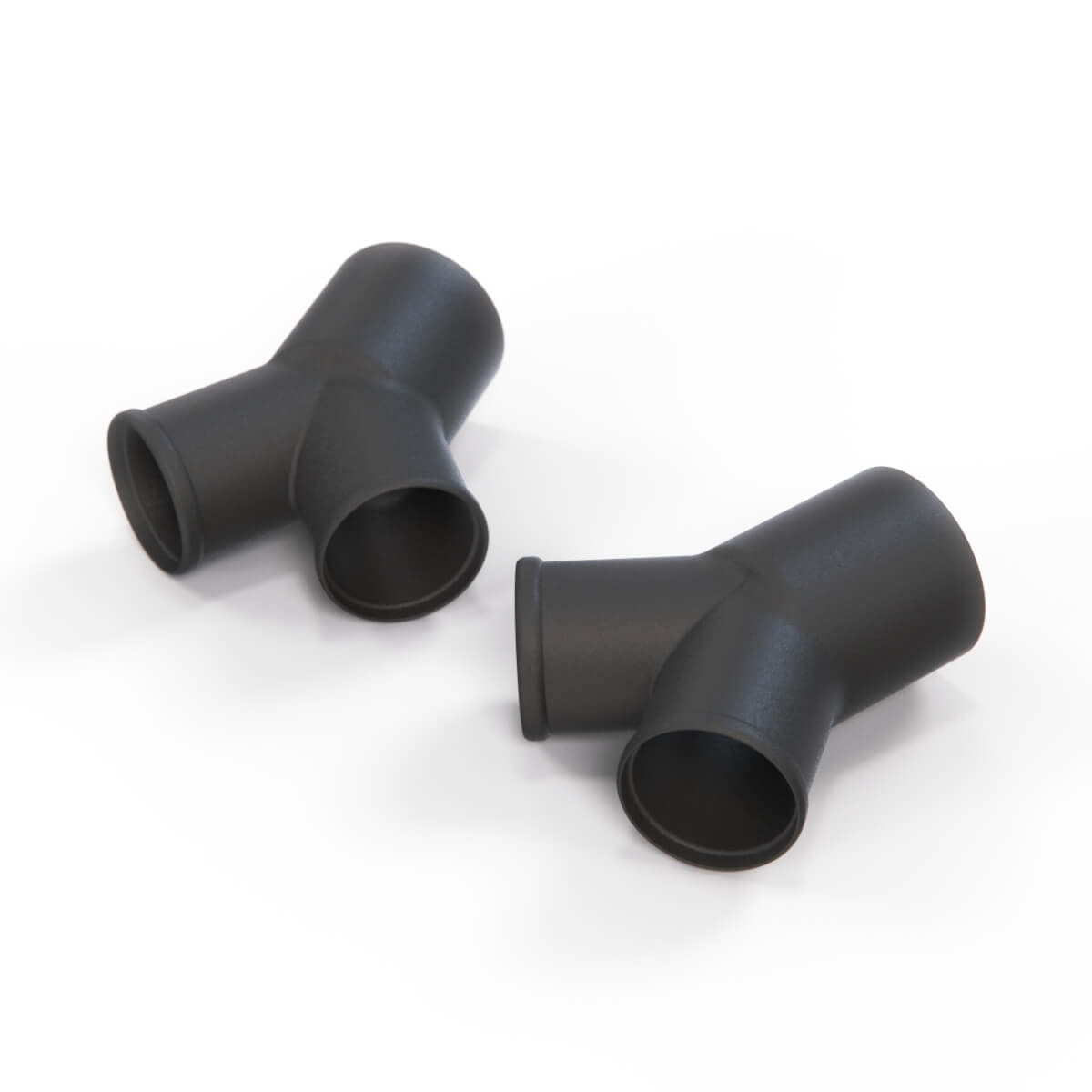 Jaguar E-TYPE S1 S2 Dash Vent Y Piece Set of 2 Black BD23077