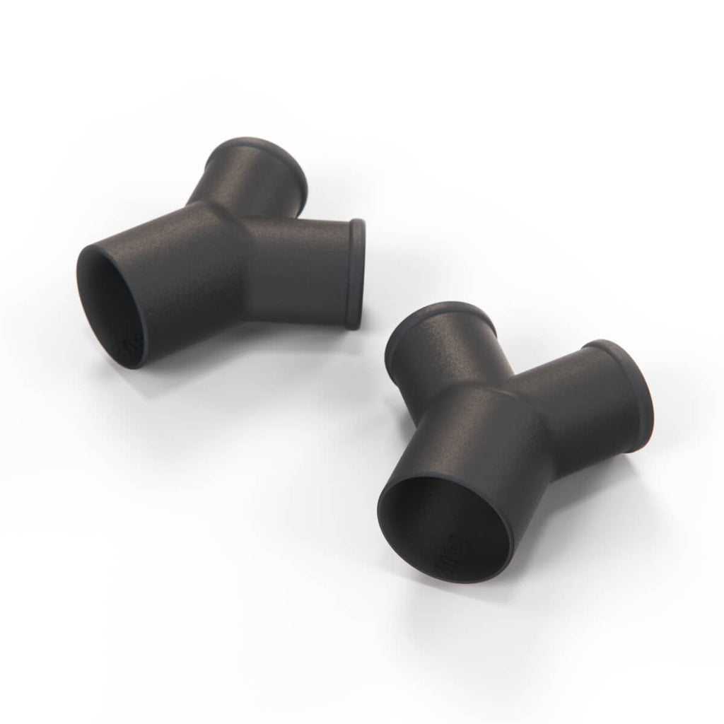 Jaguar E-TYPE S1 S2 Dash Vent Y Piece Set of 2 Black BD23077 — view 3
