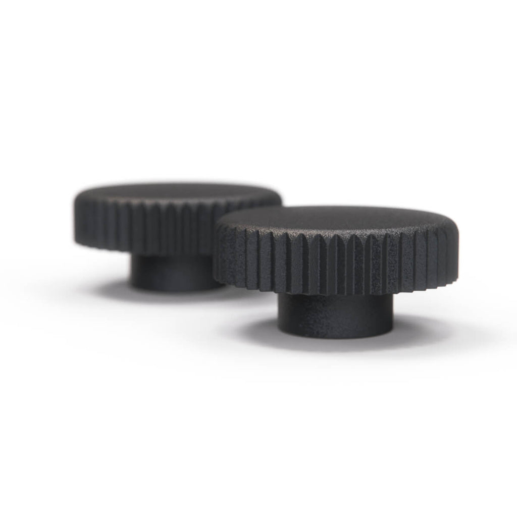 Jaguar E-Type Series 3 Air Conditioning Control Knob JS263 Black — view 2