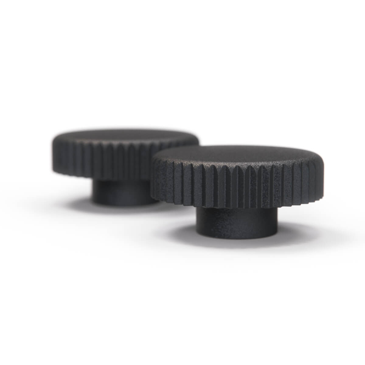 Jaguar E-Type Series 3 Air Conditioning Control Knob JS263 Black — view 2