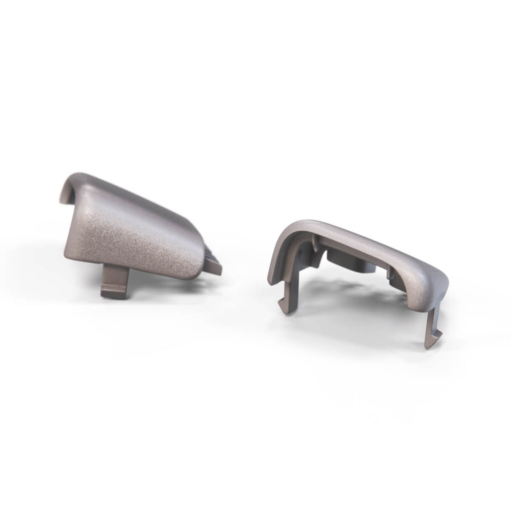 Jaguar F-Type Tailgate Handle Covers Set of 2 Atlas Silver — view 2