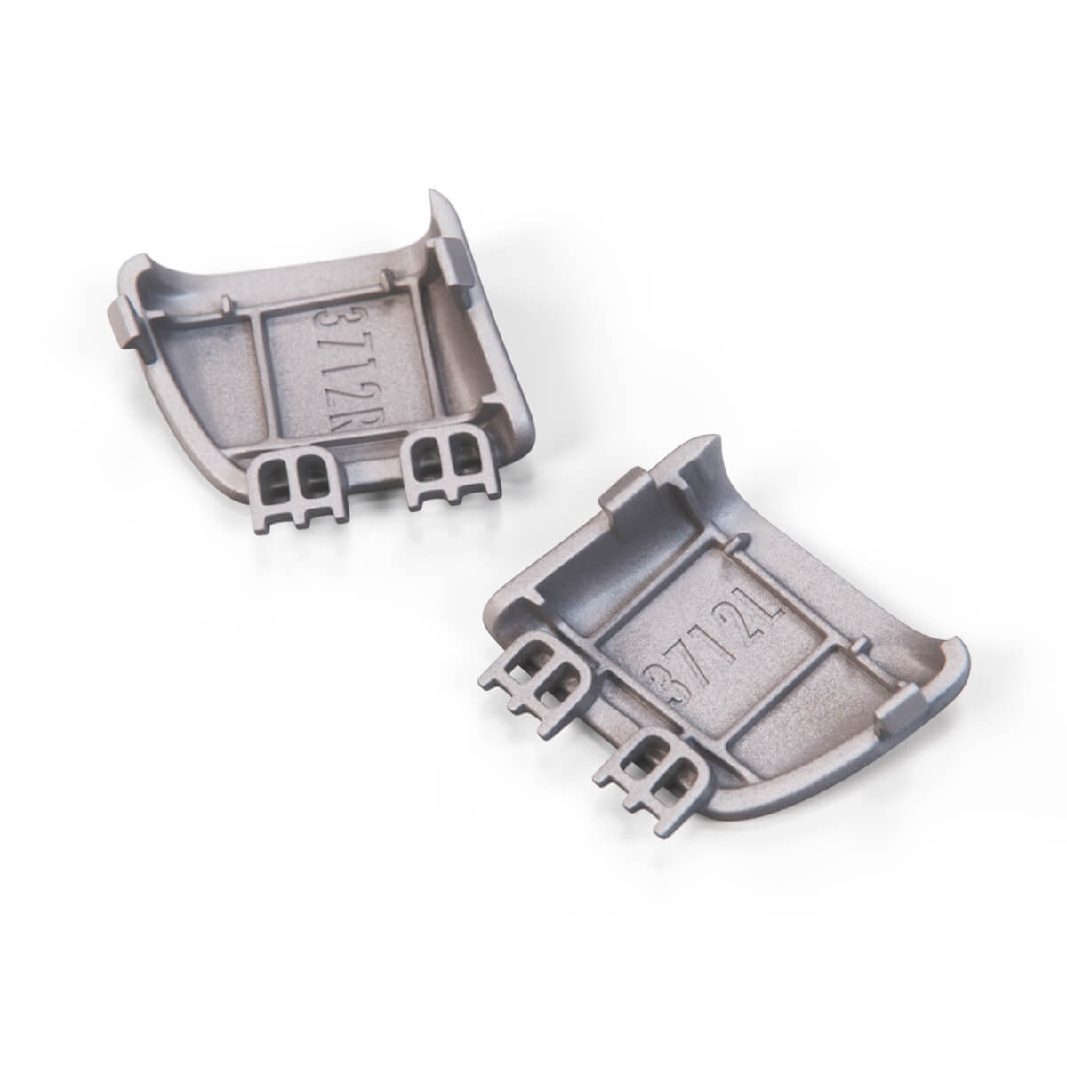 Jaguar F-Type Tailgate Handle Covers Set of 2 Atlas Silver — view 3