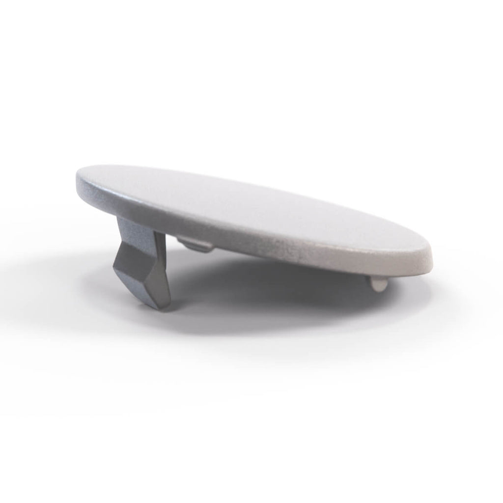 Jaguar I-pace Front Bumper Tow Hook Cover Cap Primed (J9D317F011AW) — view 3