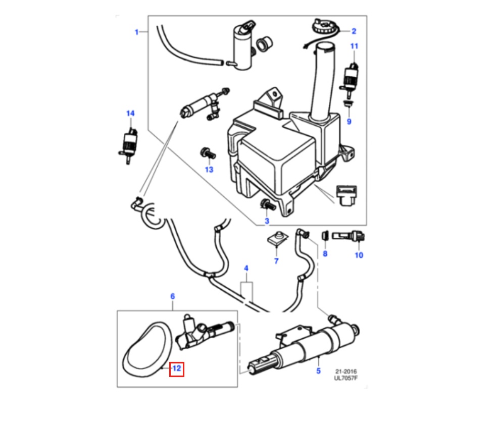 Jaguar S-Type 1999-2008 Headlight Washer Jet Cover Left And Right Primed XR843139 / XR843138 — view 4