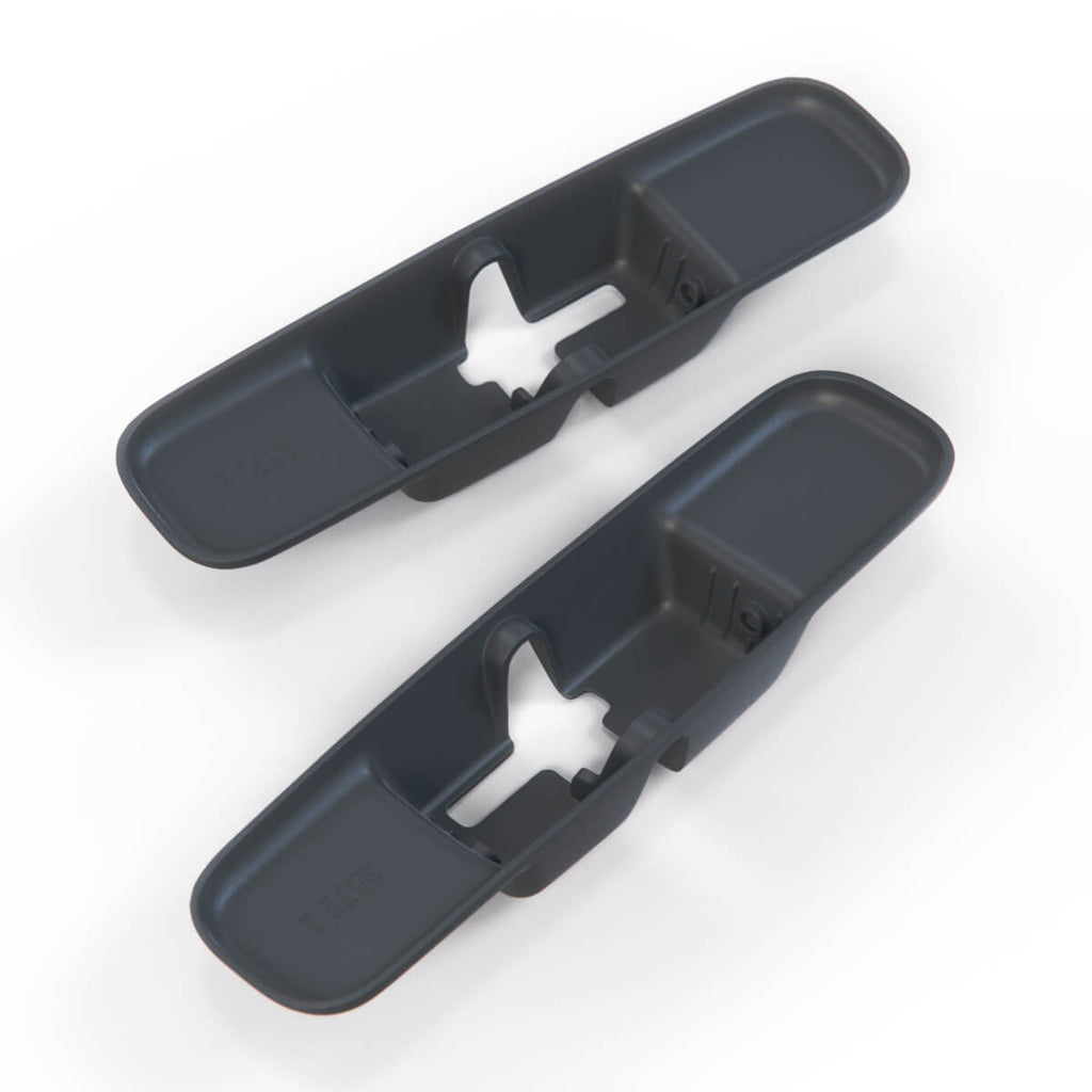 Jaguar X200 S-TYPE Xf X-TYPE Rear Rear Seat Latch Covers Set of 2 Grafit Left or Right — view 4