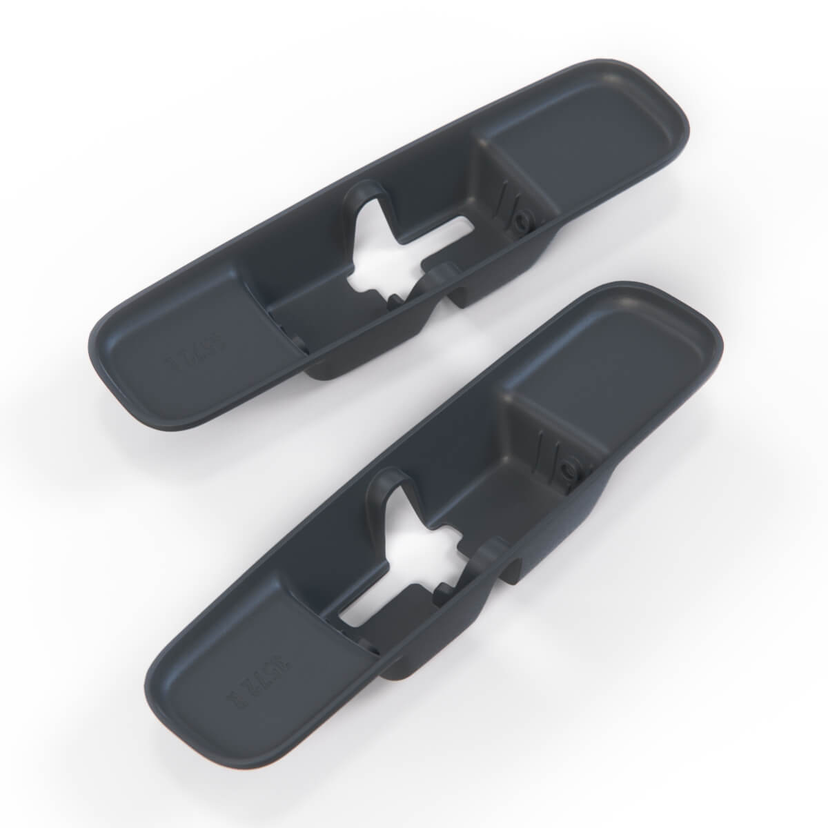 Jaguar X200 S-TYPE Xf X-TYPE Rear Rear Seat Latch Covers Set of 2 Grafit Left or Right — view 4