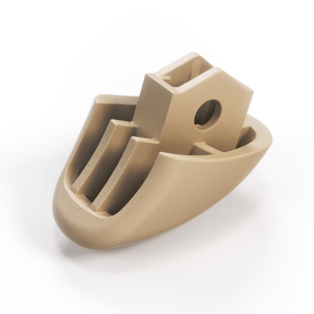 Jaguar X100 XK8 Coupe Seat Tilt Surround Trim Lever Knob - Front Seat - GJB4760AA — view 2