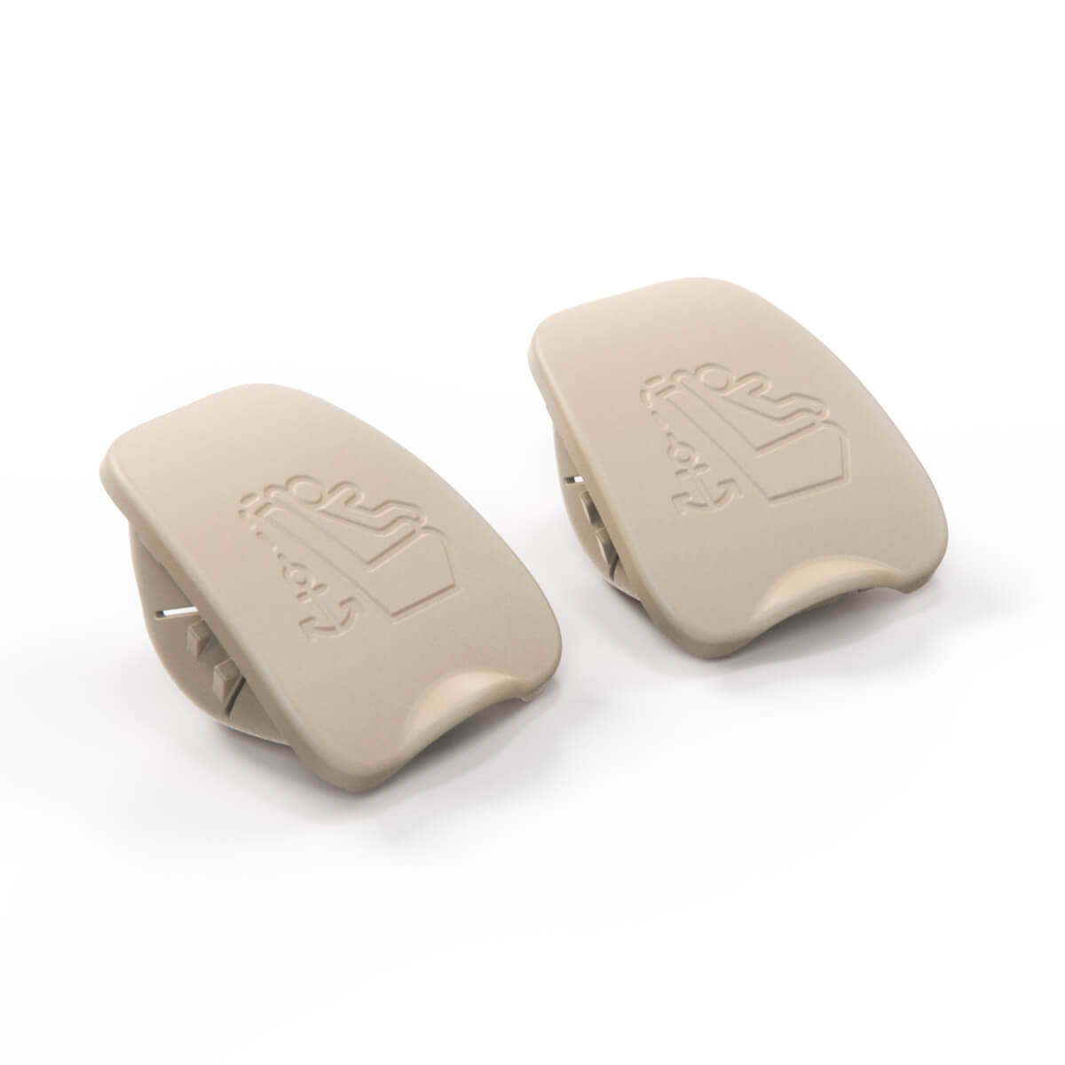 Jaguar X351 X250 XJ Xf Rear Seat Child Restraint Safety Hook Trim Cover Set of 2 All — view 2