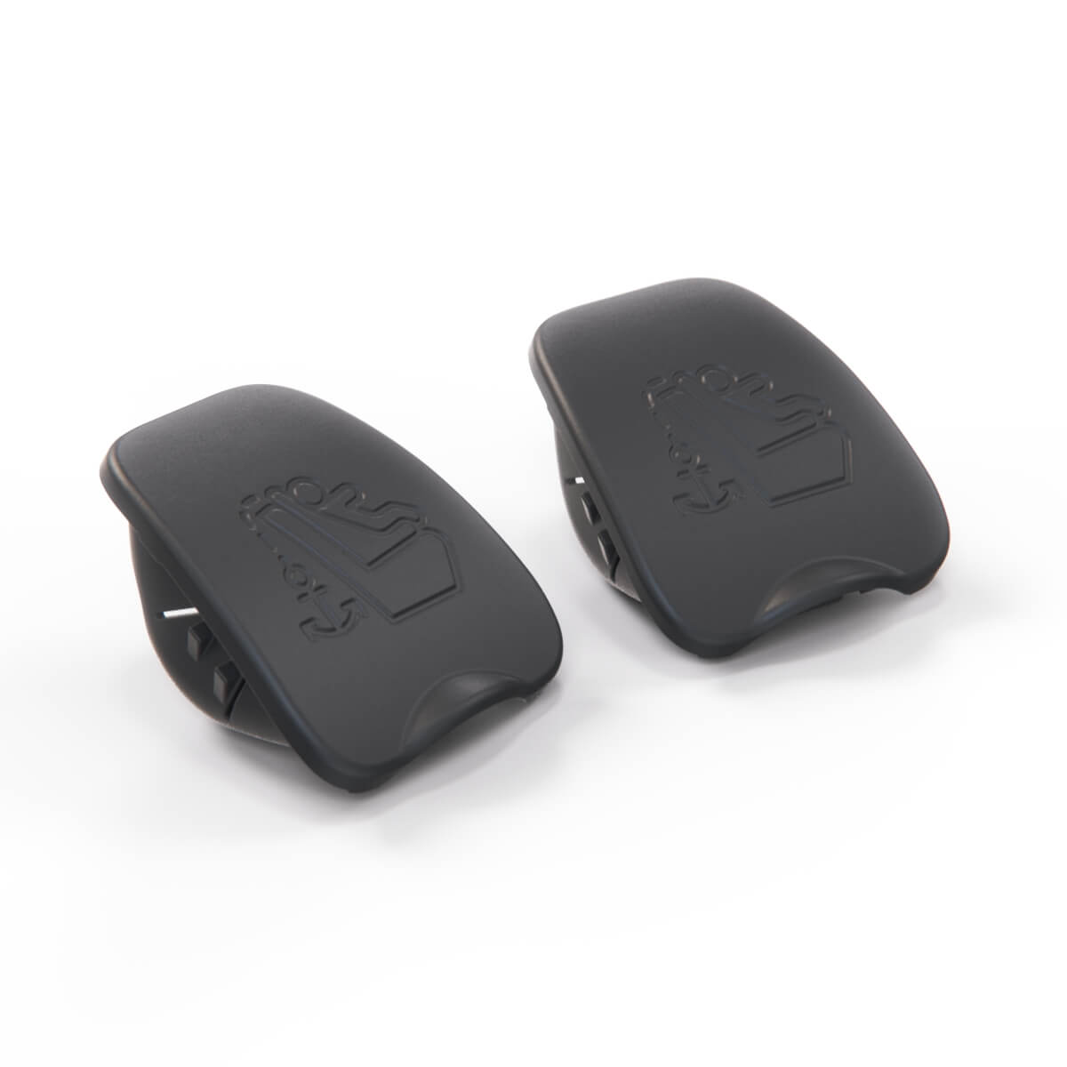 Jaguar X351 X250 XJ Xf Rear Seat Child Restraint Safety Hook Trim Cover Set of 2 All — view 3