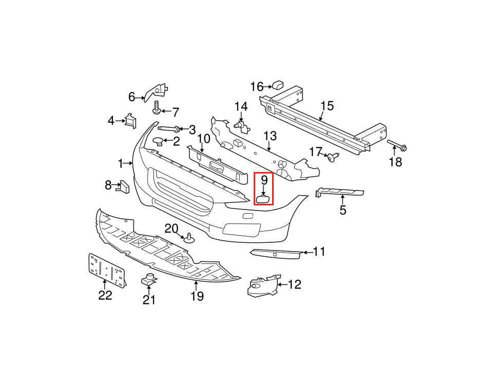 Jaguar XF 2016-2020 Front Bumper Headlamp Washer Cover Set of 2 Primed T2H45318LML / T2H3927LML — view 3