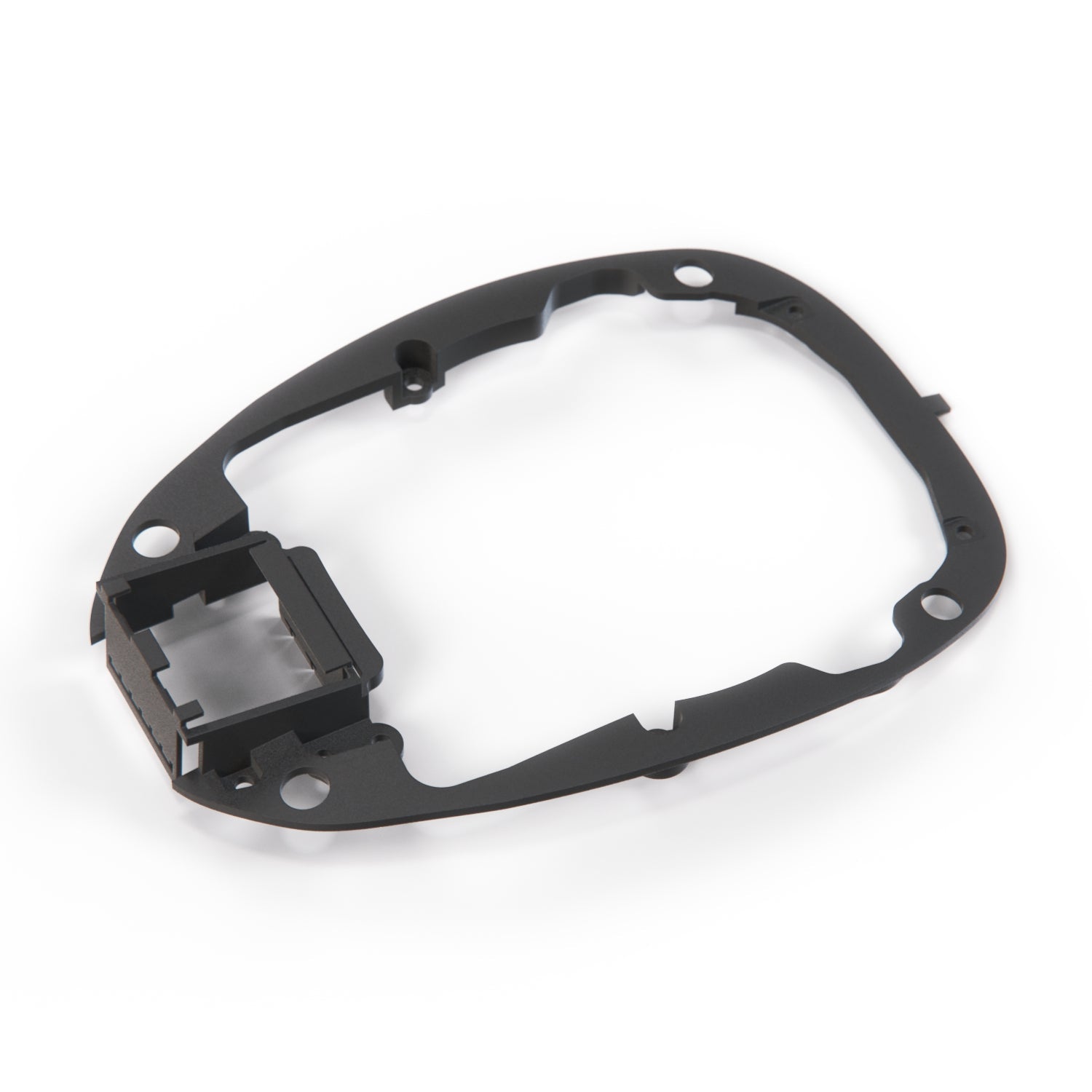 Jaguar XJ Front Center Console Gear Shifter Bezel Trim Bracket Retainer Black GNE7829AA — view 2