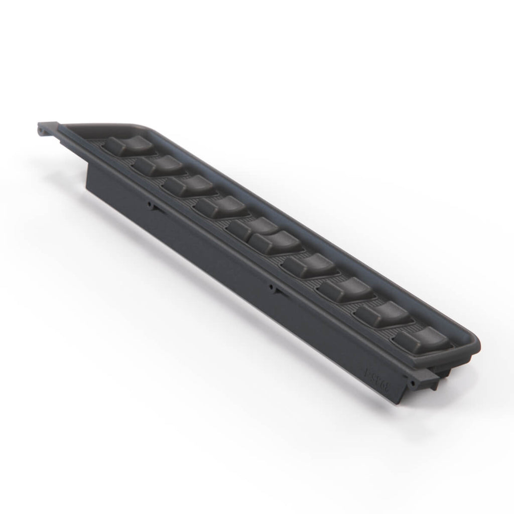 Jaguar XJ Series 1 / Jaguar E-Type Series 3 Centre Console Switch Housing Panel (C28616) — view 3