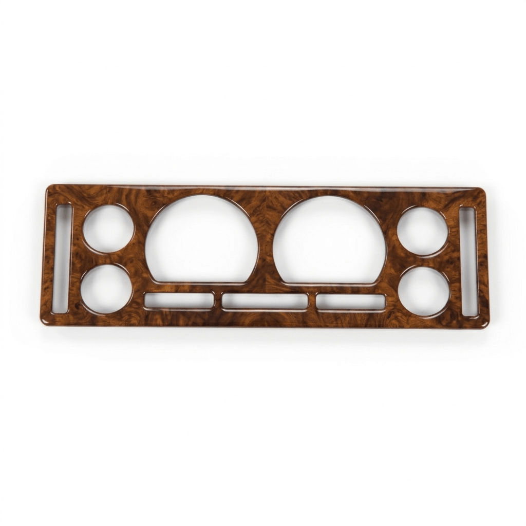 Jaguar XJ X300 Dash Instrument Gauge Cluster Speedometer Bezel Burr Walnut Wood Veneer Trim JLM1941