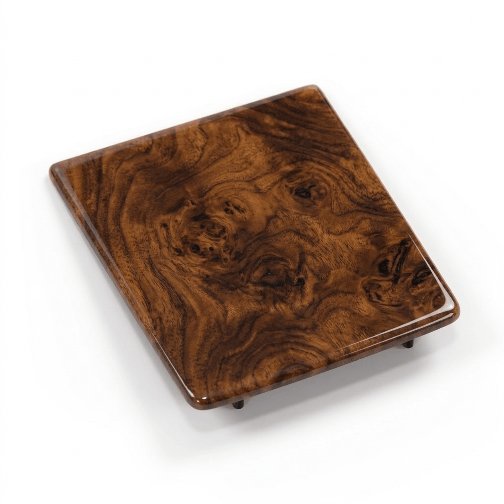 Jaguar X300 XJ Rear Centre Console Extension Burr Walnut Wood Veneer Trim Back GMD8330AA — view 2