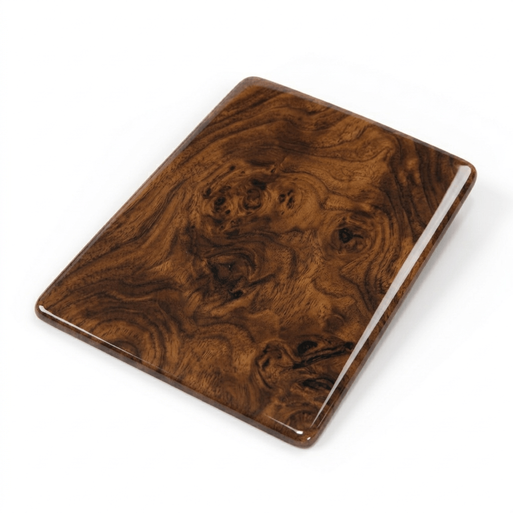 Jaguar X300 XJ Rear Centre Console Extension Burr Walnut Wood Veneer Trim Back GMD8330AA — view 3