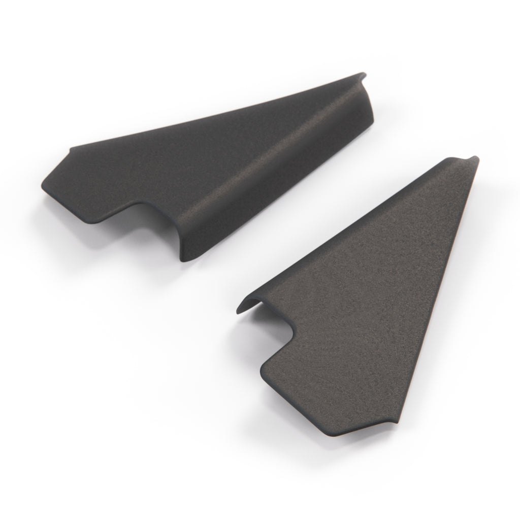 Jaguar XJ X300 X308 Rear Door Interior Trim Cover Set Left and Right Black (GNA2343AB & GNA2342AB)