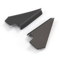 Jaguar XJ X300 X308 Rear Door Interior Trim Cover Set Left and Right Black (GNA2343AB & GNA2342AB)