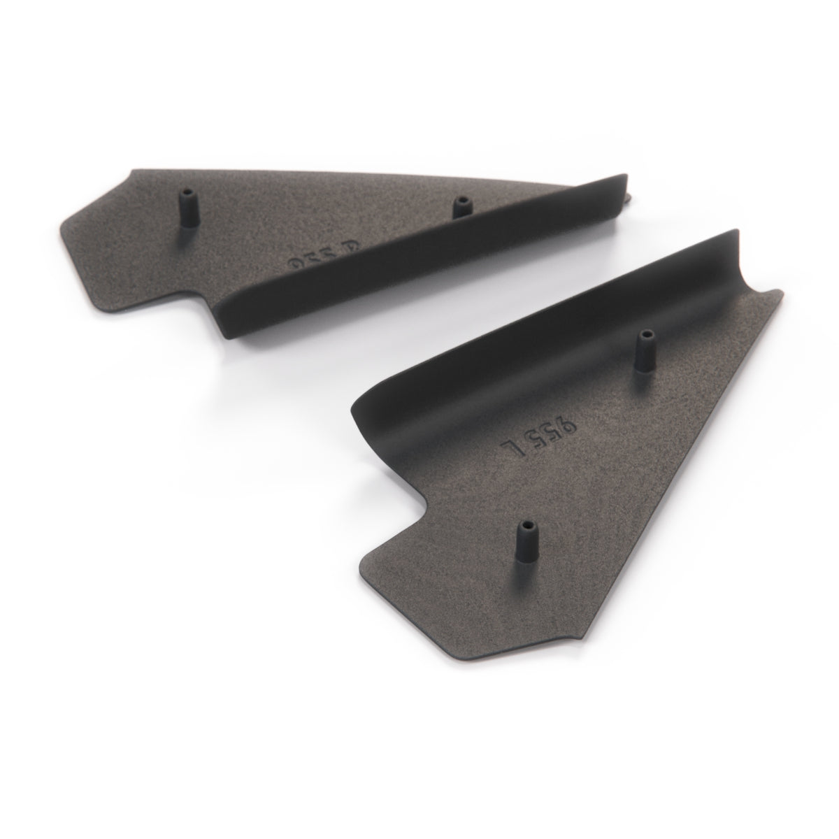 Jaguar XJ X300 X308 Rear Door Interior Trim Cover Set Left and Right Black (GNA2343AB & GNA2342AB) — view 3