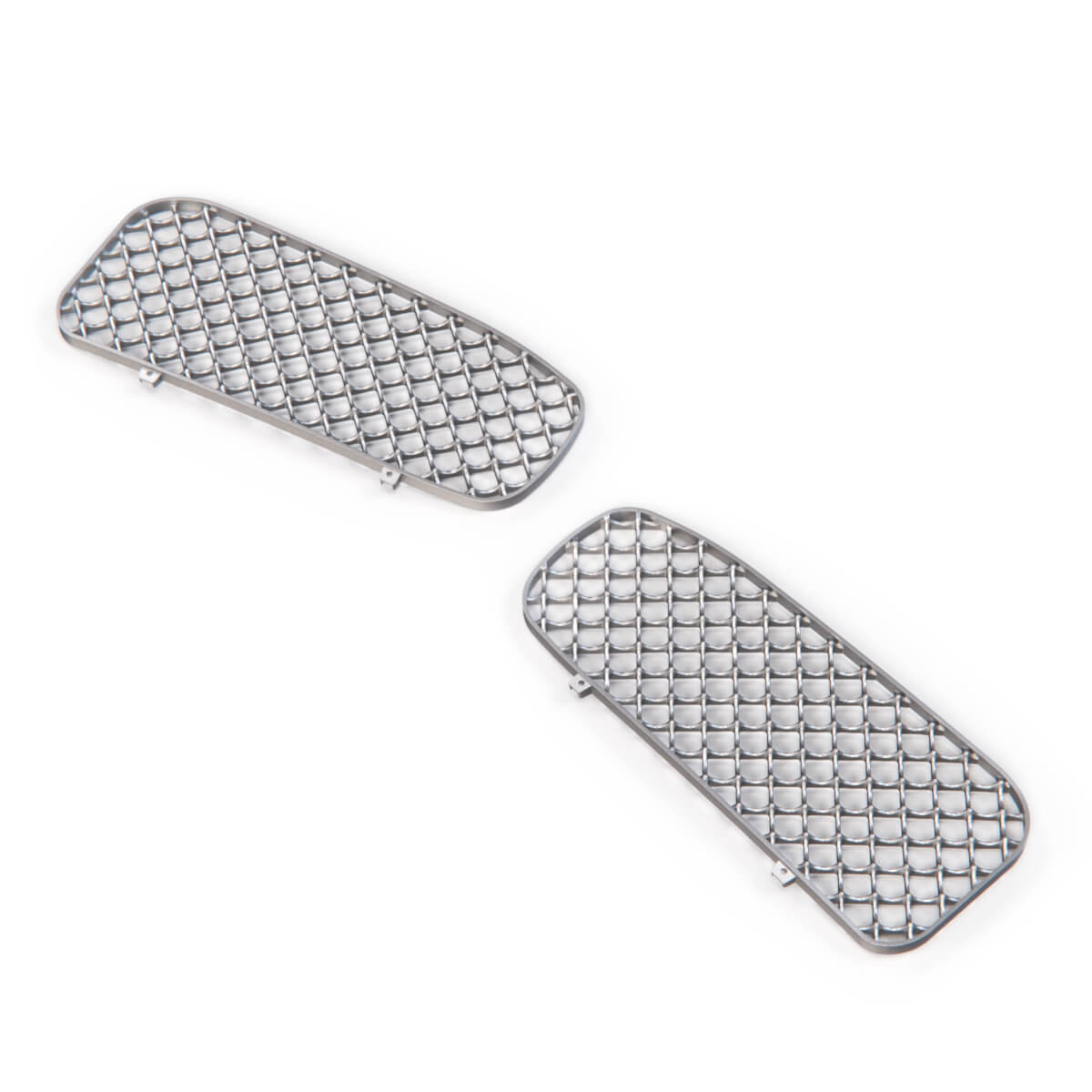 Jaguar X300 X306 XJ XJR Front Bumper Honeycomb Mesh Grills Chrome HNC5504BB Left or Right — view 3