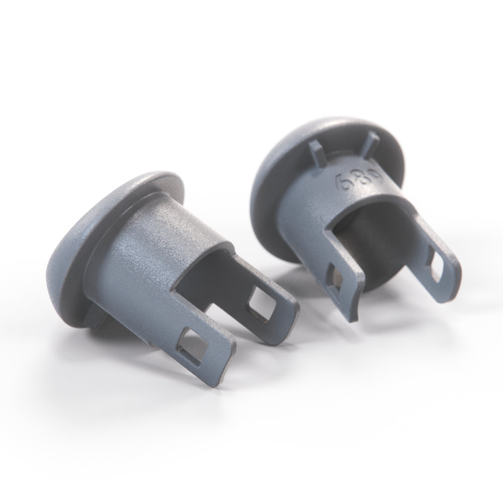 Jaguar XJ X350 Front Headlight Washer Nozzle Cover Set Of 2 Primed C2C3375XXX — view 2