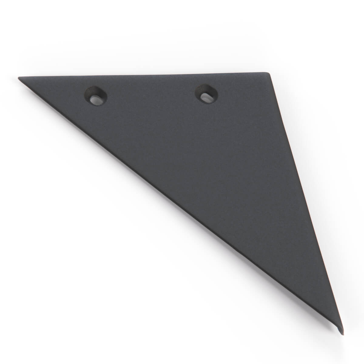 Jaguar XJ6 XJ12 Front Window Triangle Cheater Plate Left or Right Black BDC4137 / BDC4136 — view 2