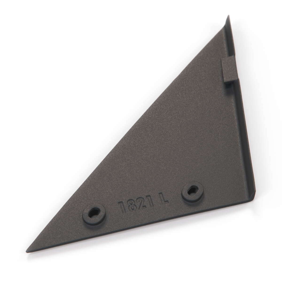 Jaguar XJ6 XJ12 Front Window Triangle Cheater Plate Left or Right Black BDC4137 / BDC4136 — view 4