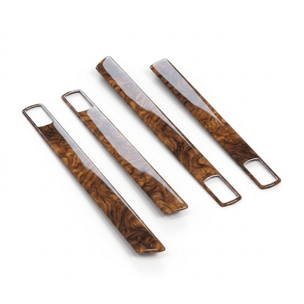Jaguar XJ6 XJ12 X300 LWB Door Wood Set Veneer Cappings Burr Walnut (JLM12293)