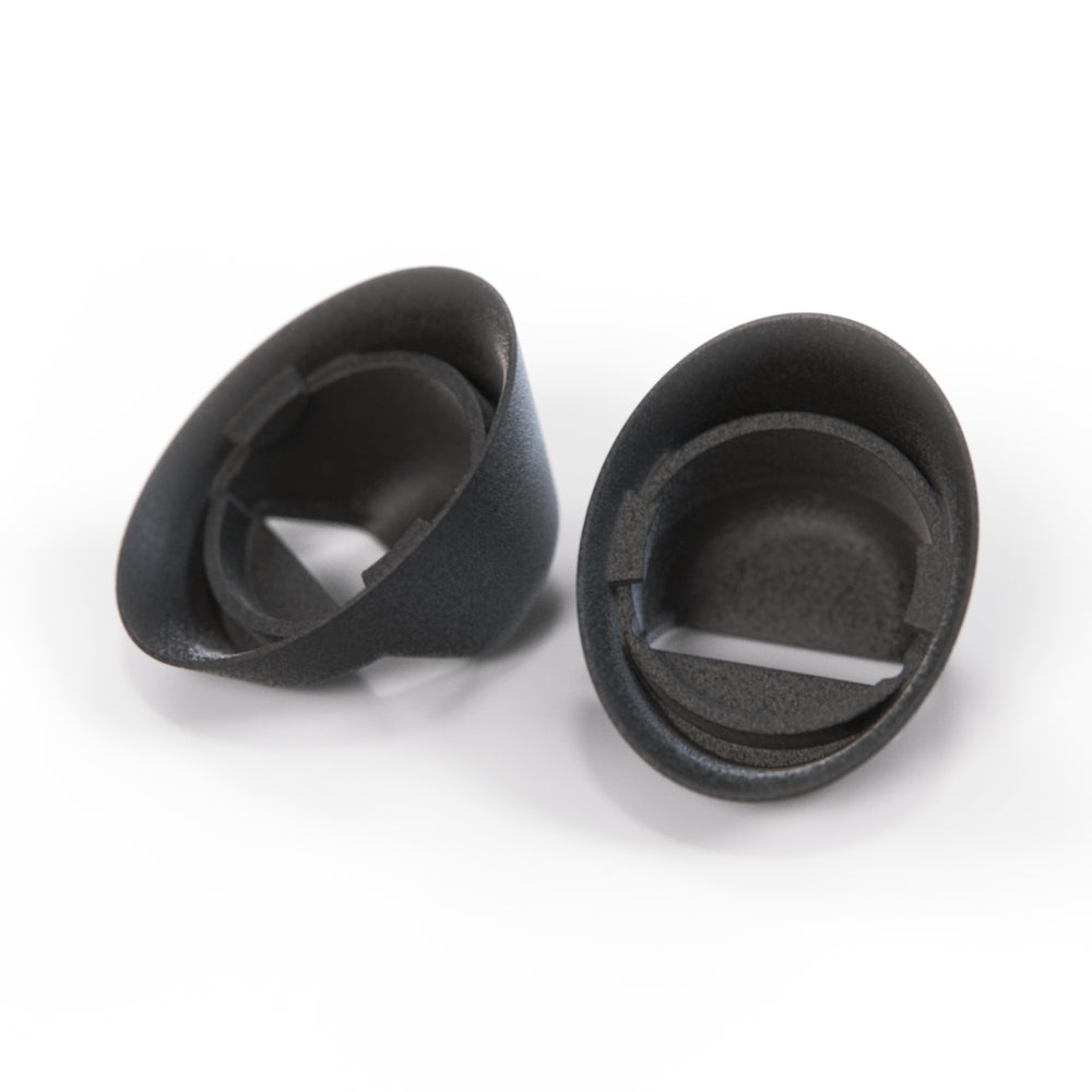 Jaguar XJ6 XJ40 XJ12 Washer Nozzle Jet Cover Set Of 2 DBC3784 1989-1994 — view 2