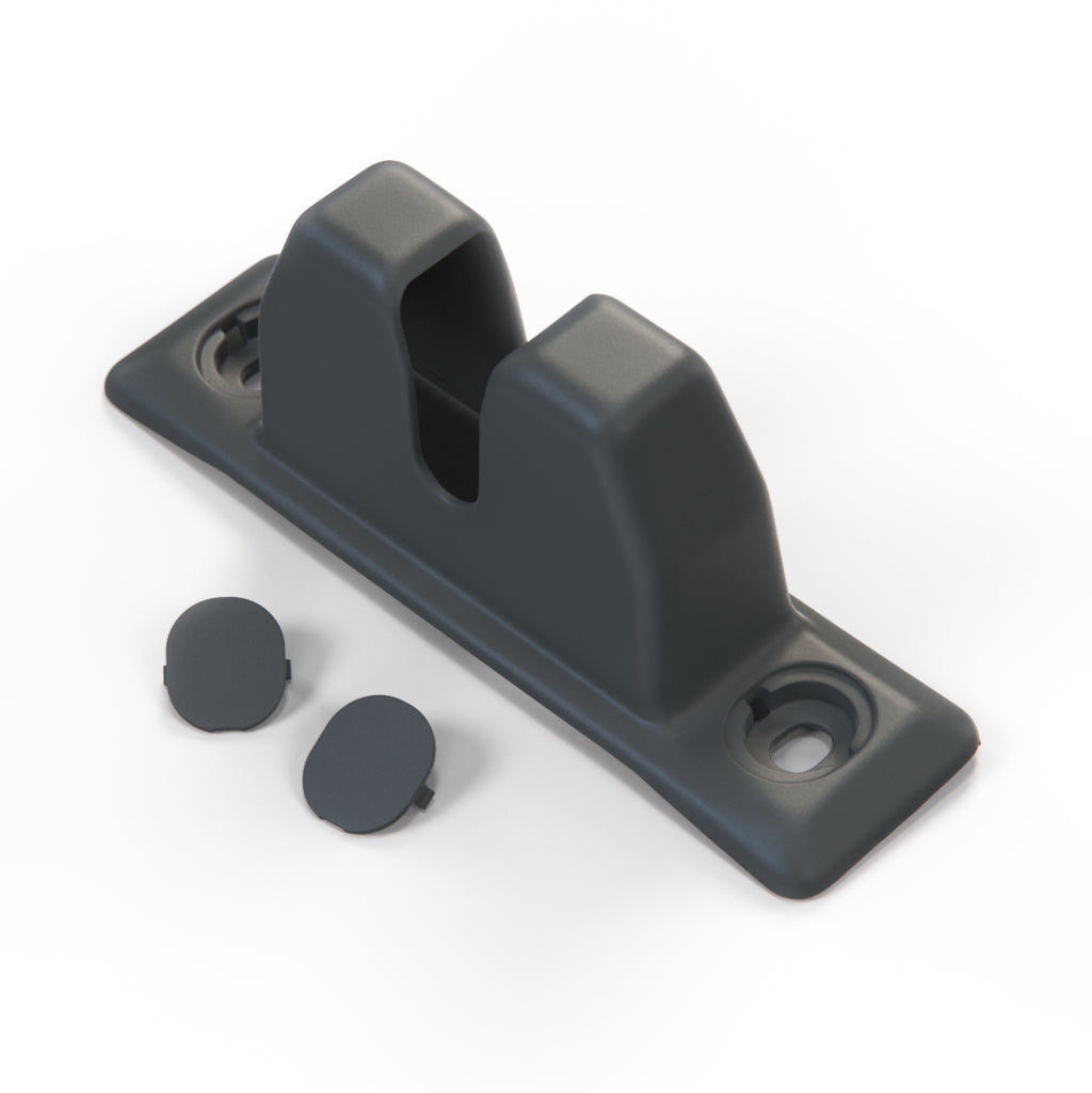Jaguar X308 XJ8 VDP Trunk Lock Latch Bezel Trim Cover Panel Grafit GNA3512AALFD — view 2
