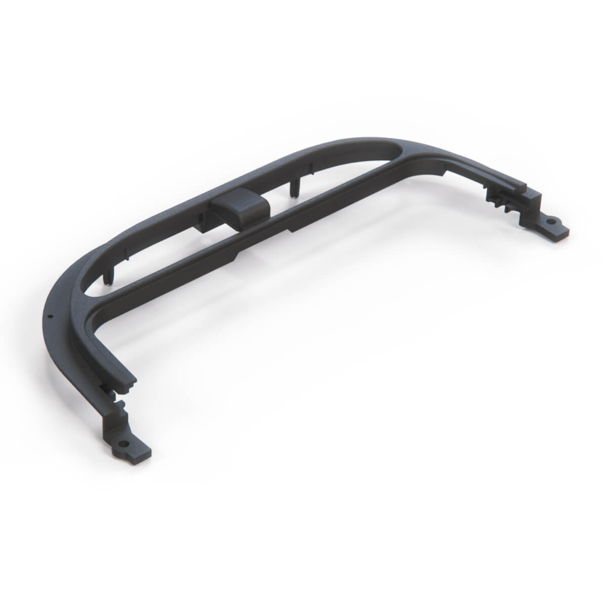 Jaguar XJ8 XJR Console Switch Cover Moulding Black LNC6318AB — view 3