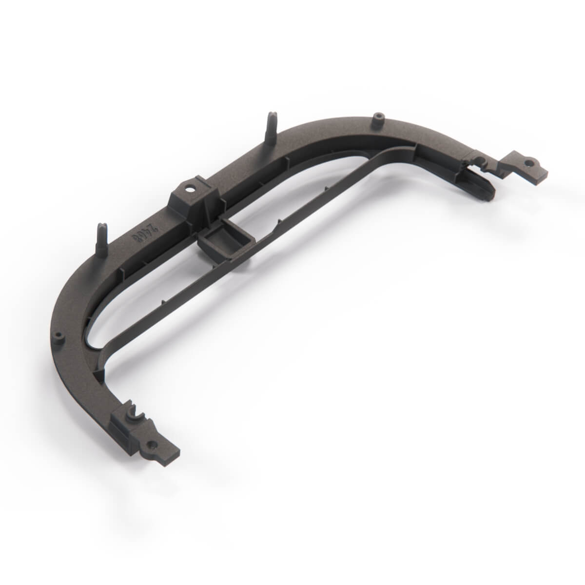 Jaguar XJ8 XJR Console Switch Cover Moulding Black LNC6318AB — view 4