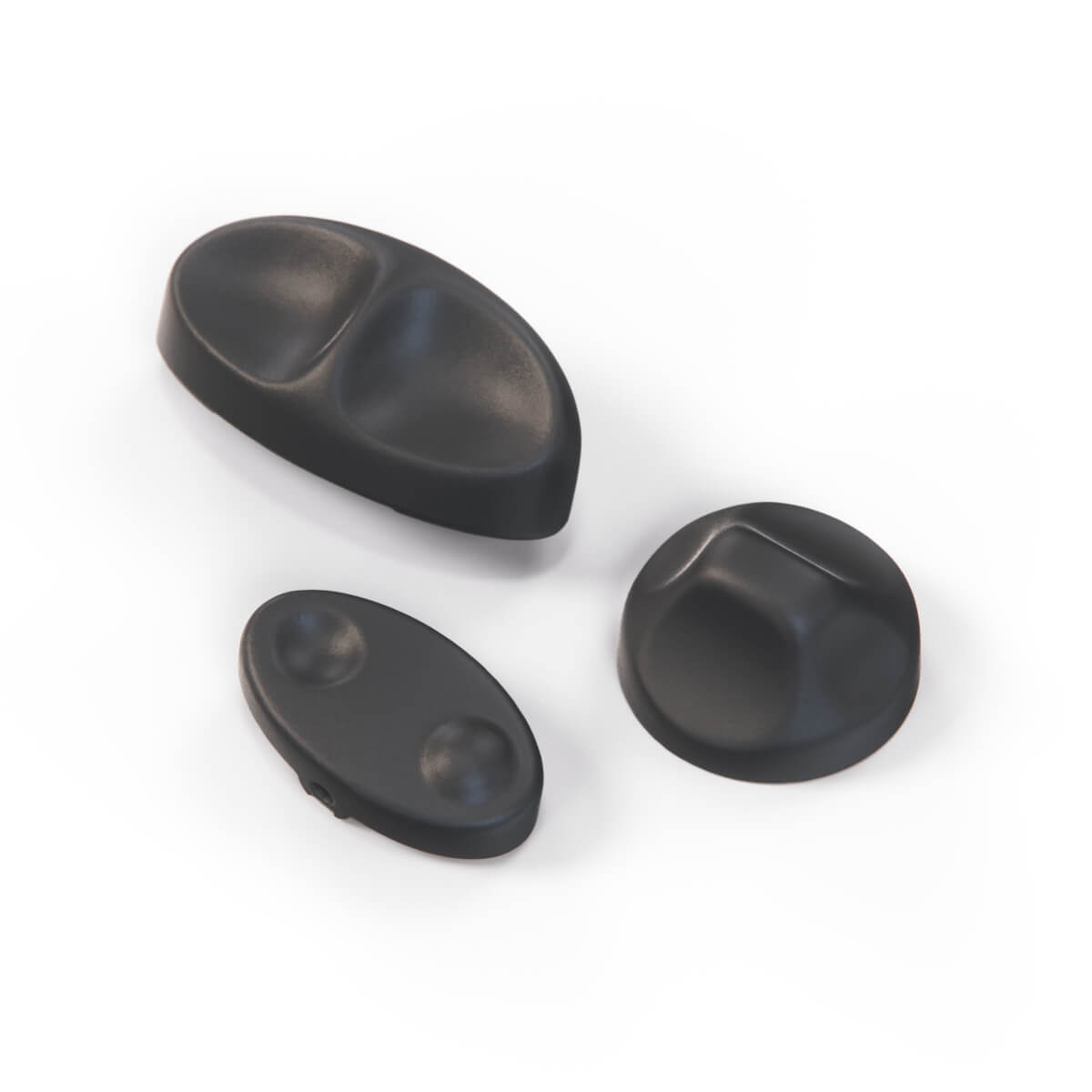 Jaguar XJ8 XJR Seat Power Switch Knobs Set of 3 LNA6072AA LNA6070AA Left or Right — view 3