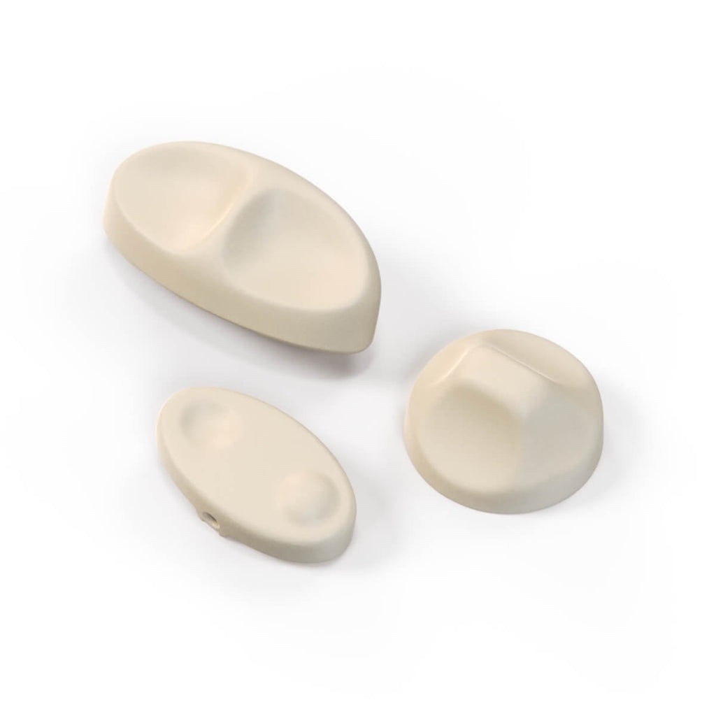 Jaguar XJ8 XJR Seat Power Switch Knobs Set of 3 LNA6072AA LNA6070AA Left or Right — view 4