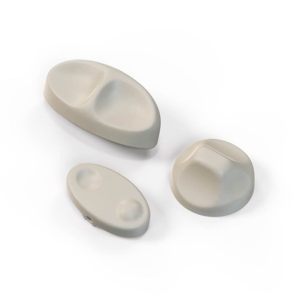 Jaguar XJ8 XJR Seat Power Switch Knobs Set of 3 LNA6072AA LNA6070AA Left or Right — view 5