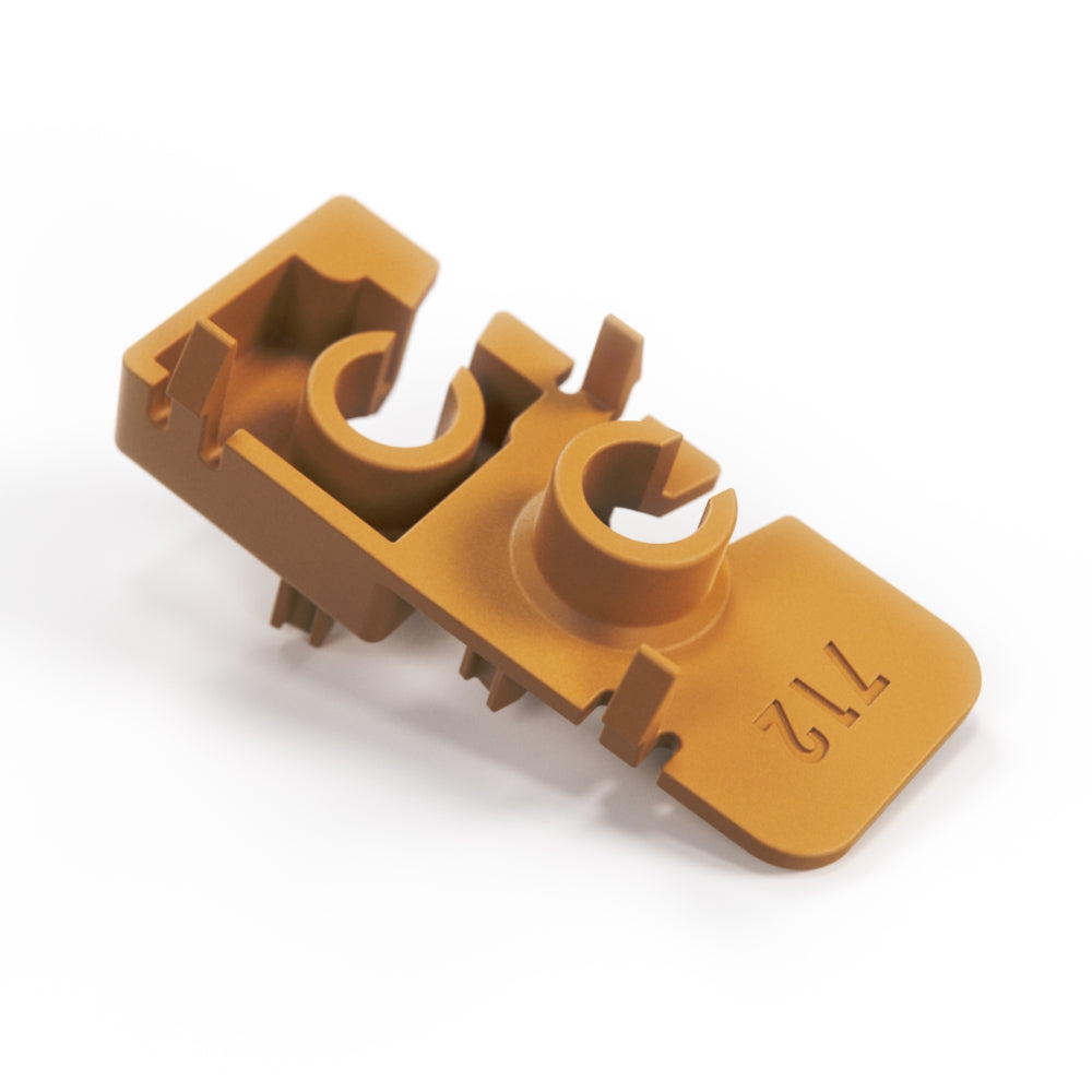 Jaguar XJS Headlight Adjustment Cable Mounting Block DAC6133 — view 2