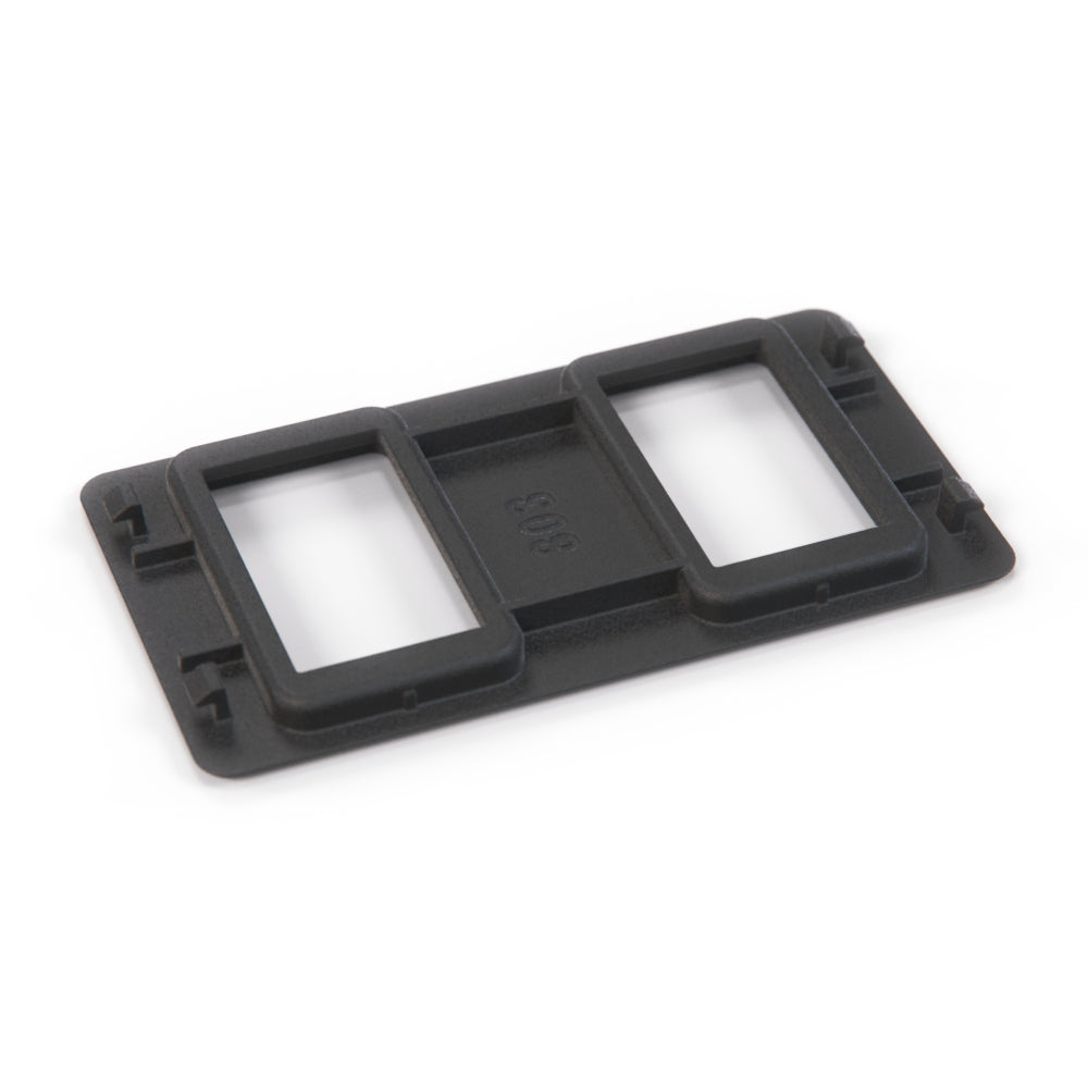 Jaguar XJS Center Console Window 2 Switch Bezel Trim Black BEC9467 — view 2