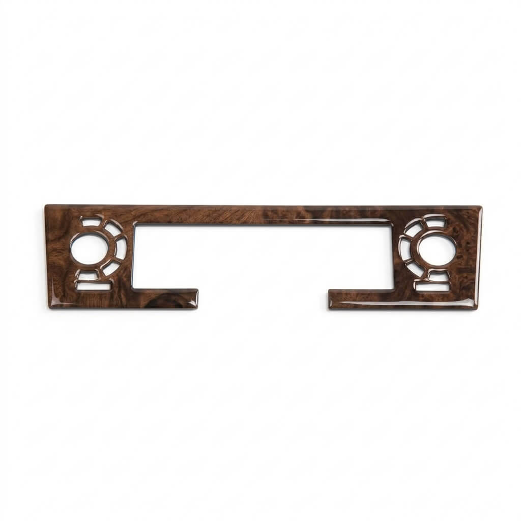 Jaguar XJS Centre Console Climate Control Wooden Front Panel 2 Wood Types — view 3