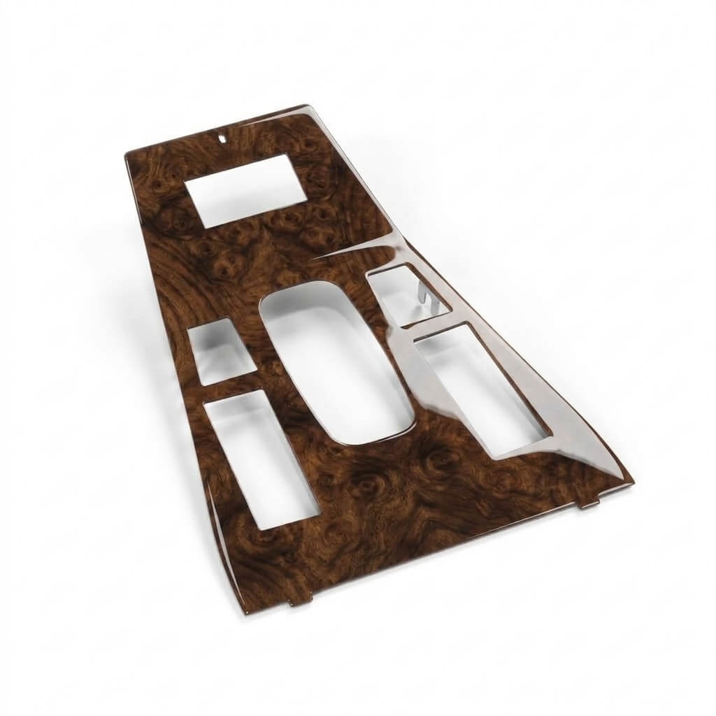 Jaguar XJS Centre Console Shifter Wooden Panel 2 Wood Types — view 3