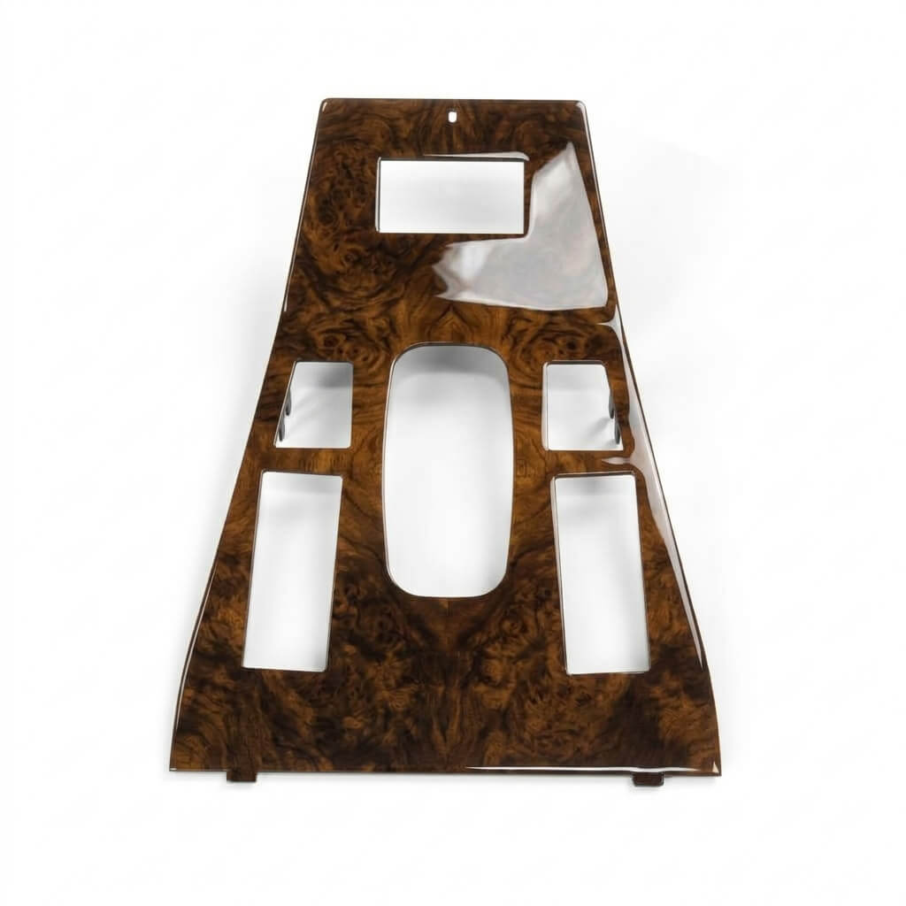 Jaguar XJS Centre Console Shifter Wooden Panel 2 Wood Types — view 4