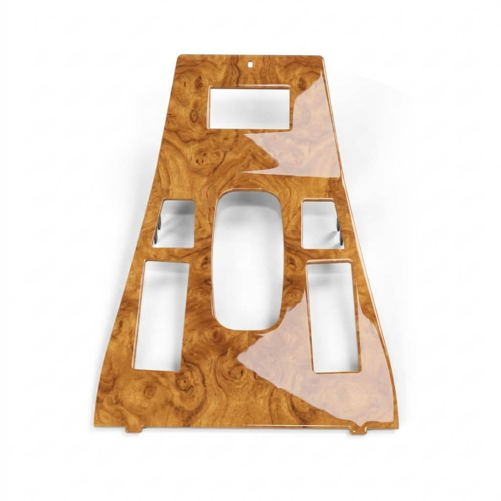 Jaguar XJS Centre Console Shifter Wooden Panel 2 Wood Types — view 6