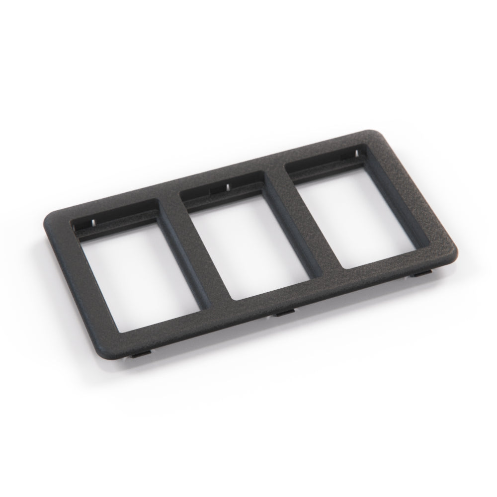 Jaguar XJS Convertible 3 Slot Console Power Window Lift Switch Sunroof Bezel Black BCC2303