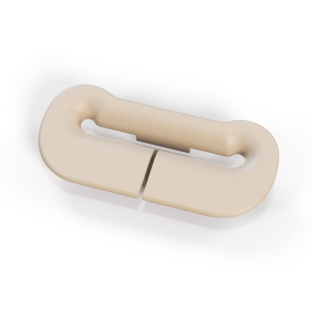 Jaguar XJS Convertible Rear Seat Belt Cover Trim — view 3