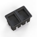 Jaguar XJS Dashboard Defrosrt & Foglight Switches Housing Black (DAC11171)