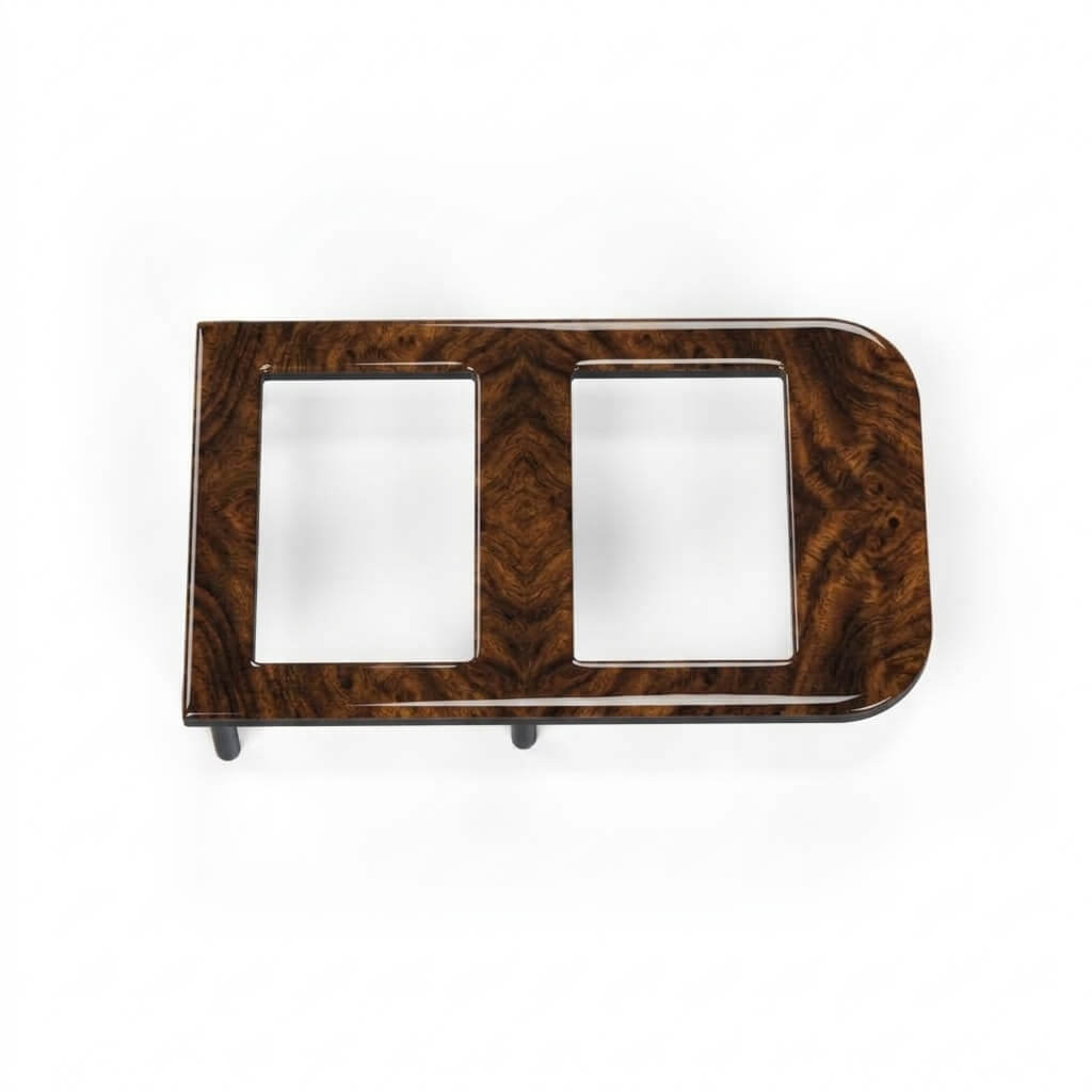 Jaguar XJS Dashboard Switch Surround Wooden Panel 2 Wood Types — view 3