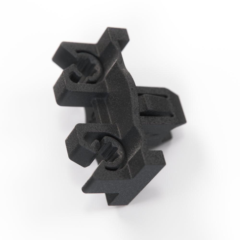 Jaguar XJS Door Locking and Release Link Rod Bracket Clip Black BEC9538 — view 2